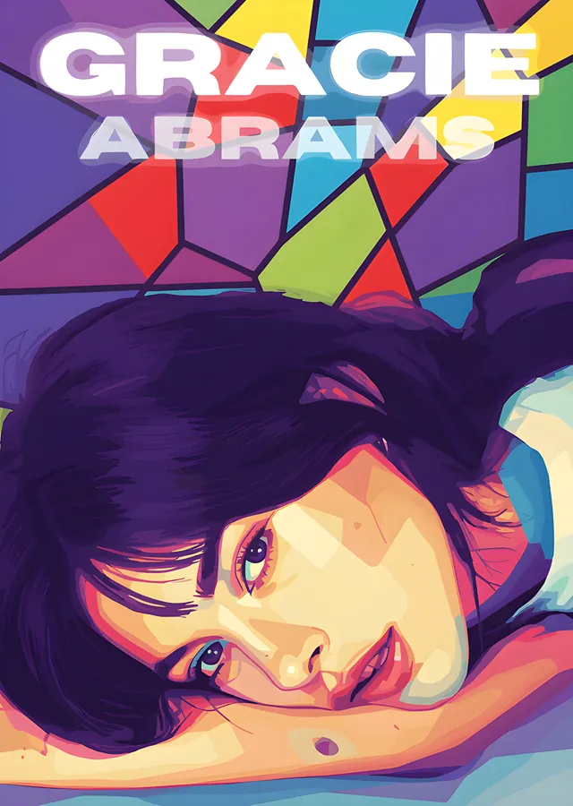Gracie Abrams - Vitray Pop Art metal tablo