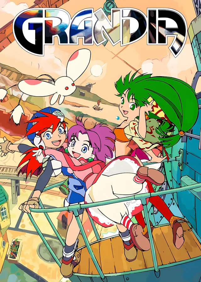 Grandia: Renkli Gökte Macera Grubu metal tablo