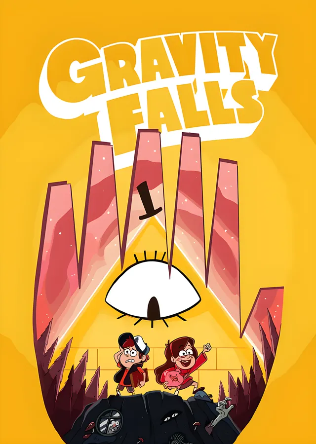 Gravity Falls - Bill Cipher Eli metal tablo