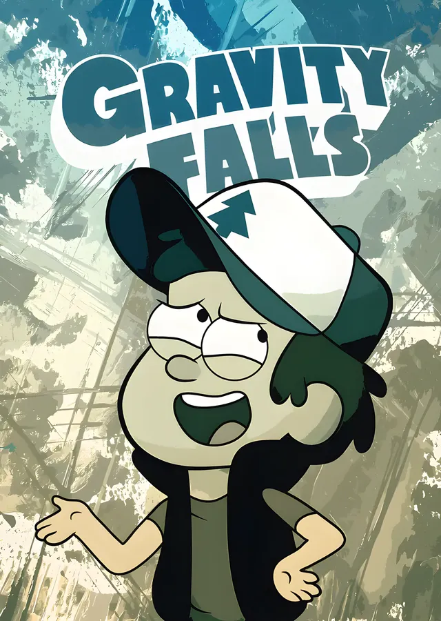 Gravity Falls - Dipper Pines metal tablo