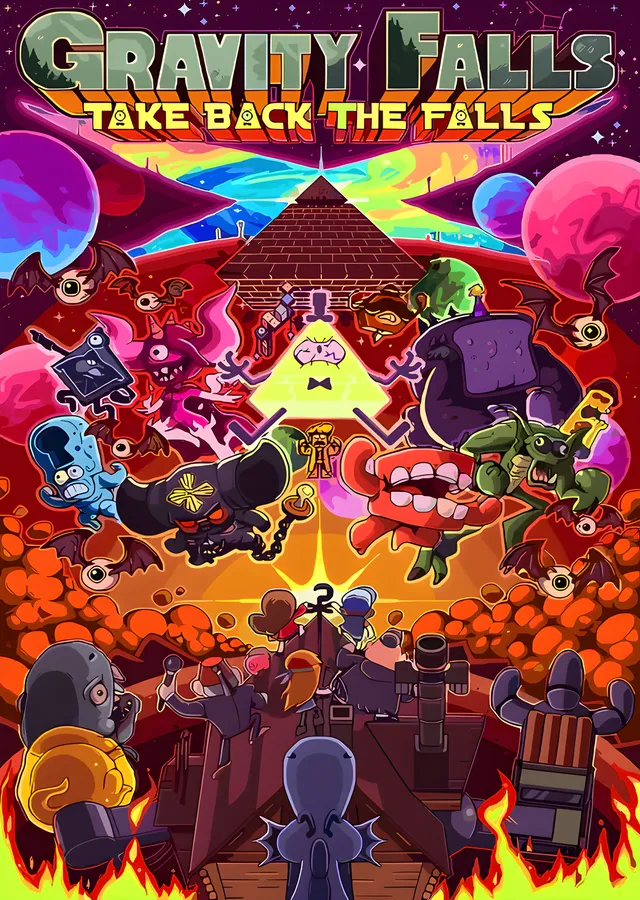 Gravity Falls - Take Back the Falls metal tablo