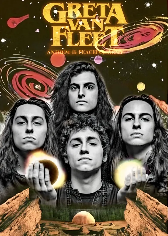 Greta Van Fleet - Anthem of the Peaceful Army metal tablo