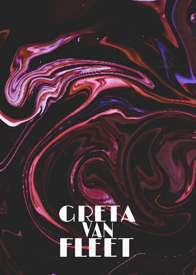 Greta Van Fleet - Ebru Dokusu metal tablo