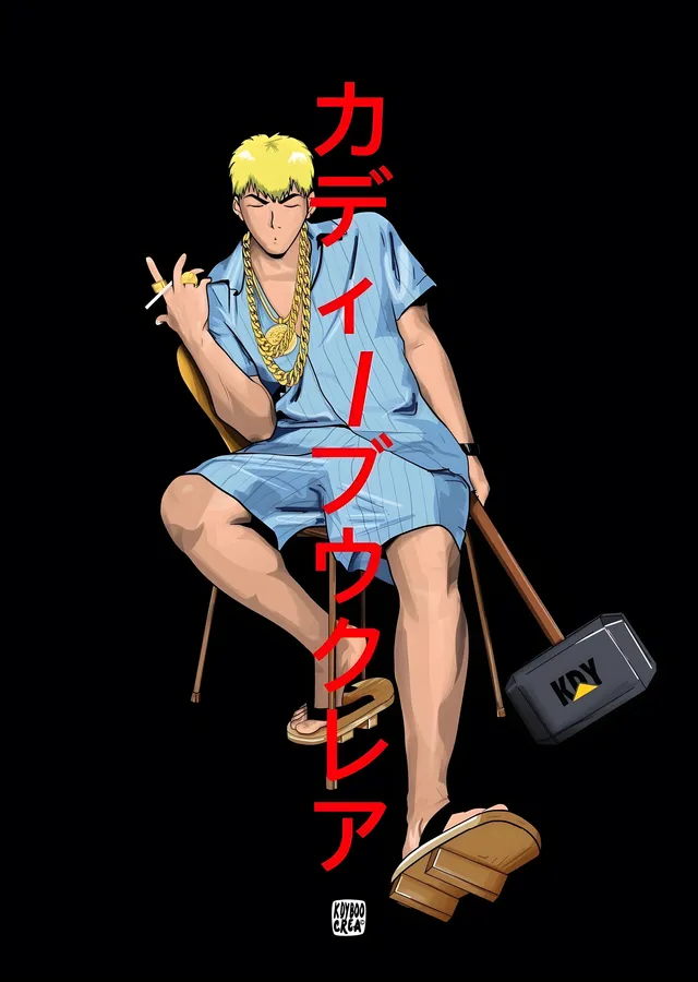 GTO - Onizuka ve Tokmak metal tablo