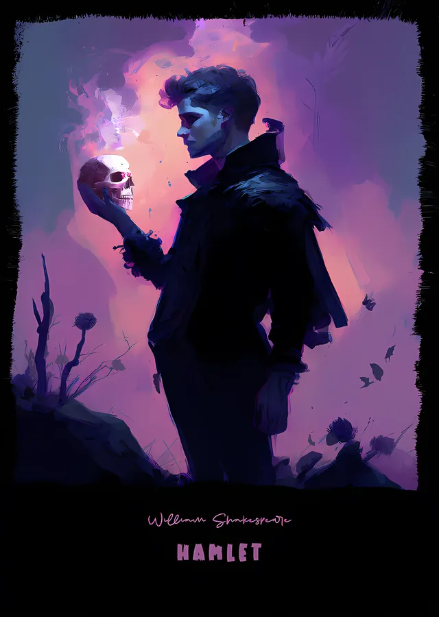 Hamlet metal tablo