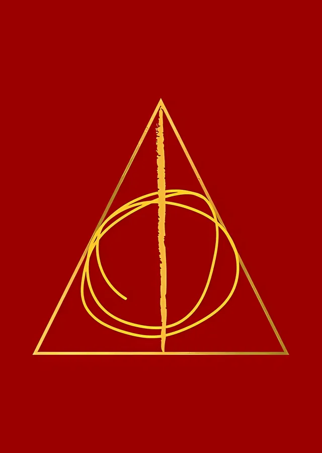 Harry Potter - Ölüm Yadigârları Sembolü metal tablo