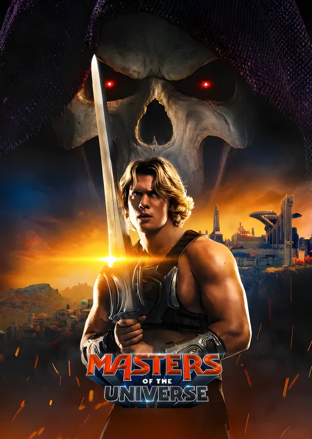 He-Man - Kılıç ve Kurukafa metal tablo