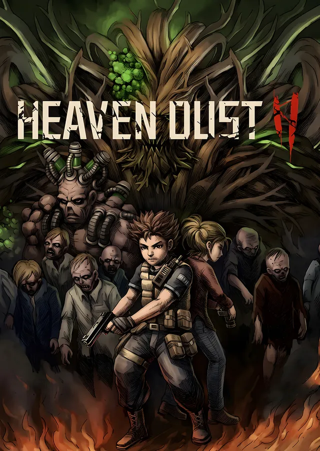 Heaven Dust 2: Zombi Kalabalığında Kahraman metal tablo