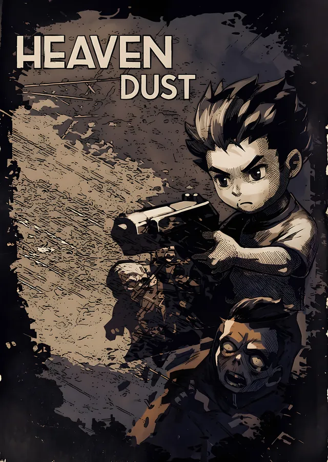 Heaven Dust: Tabancalı Genç ve Zombiler metal tablo