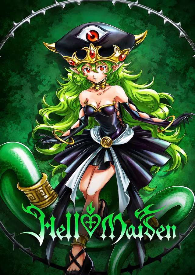 Hell Maiden: Yeşil Saçlı Yılan Prensesi metal tablo