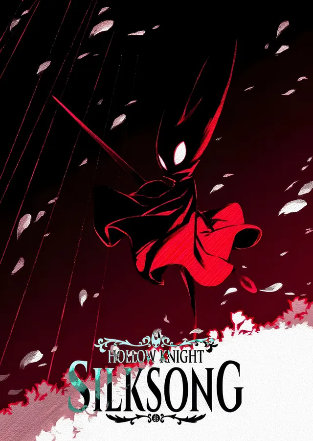 Hollow Knight Silksong: Kızıl Yağmurda Hornet metal tablo