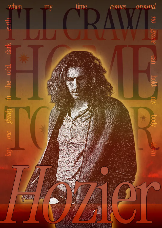 Hozier - I'll Crawl Home To Her metal tablo