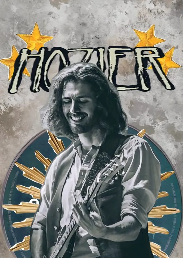 Hozier - Yıldızlı Sahne Afişi metal tablo