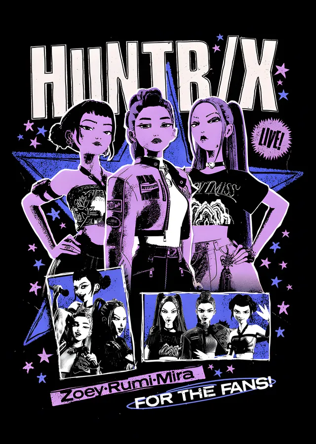 Huntrix - For The Fans metal tablo
