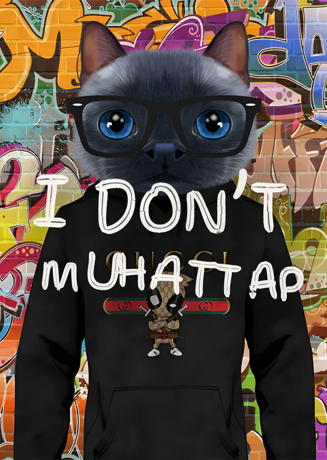 I Don't Muhattap metal tablo