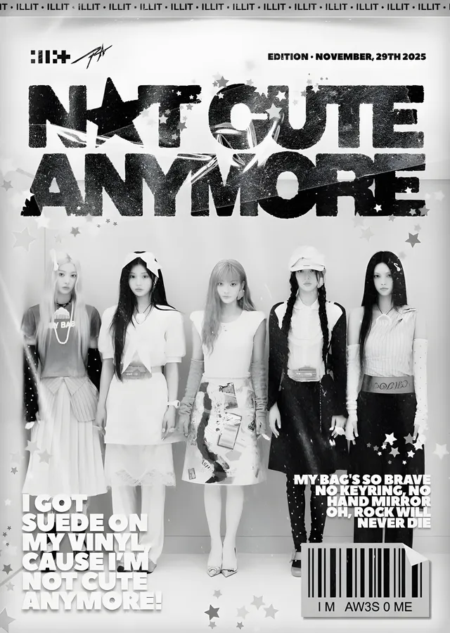 ILLIT: Not Cute Anymore metal tablo