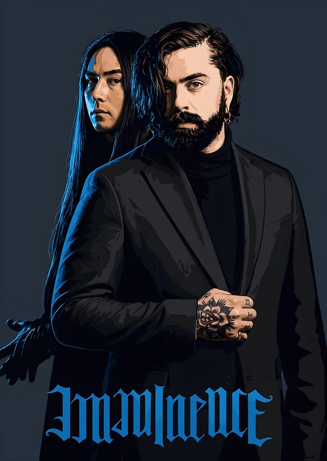 Imminence - İkili Portre metal tablo