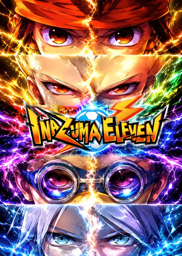 Inazuma Eleven: Karakter Gözleri Montajı metal tablo