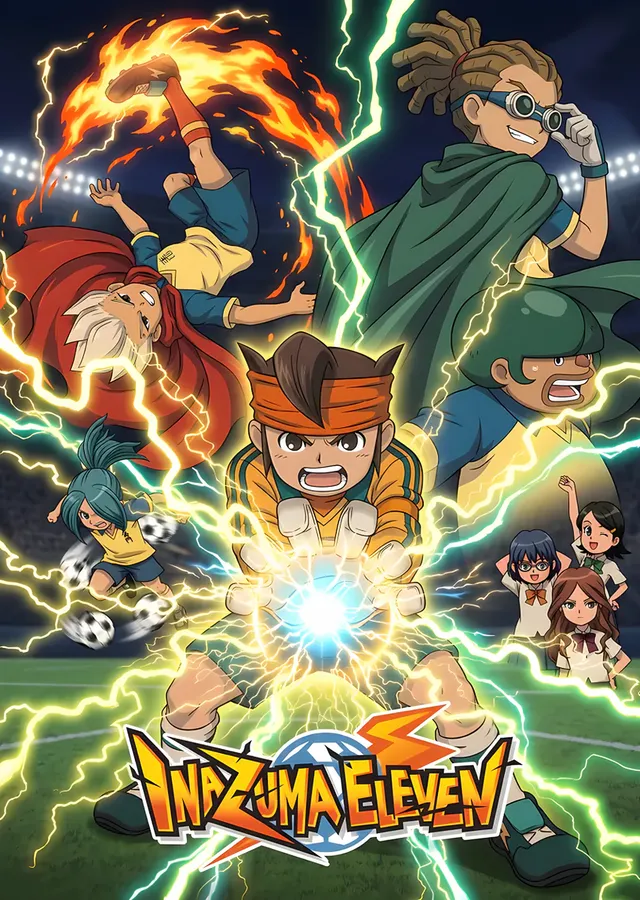 Inazuma Eleven: Şimşekli Şut Anı metal tablo