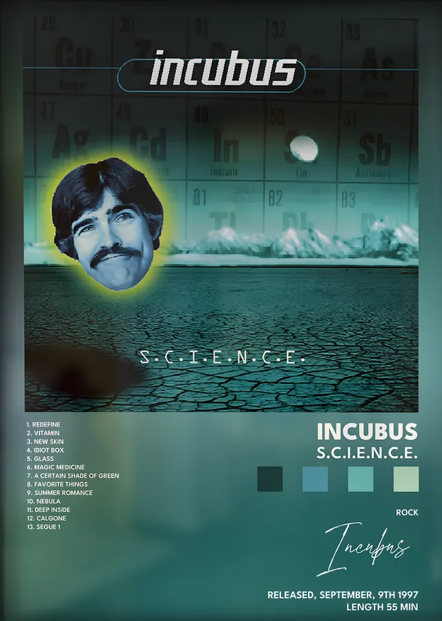 Incubus: S.C.I.E.N.C.E. metal tablo