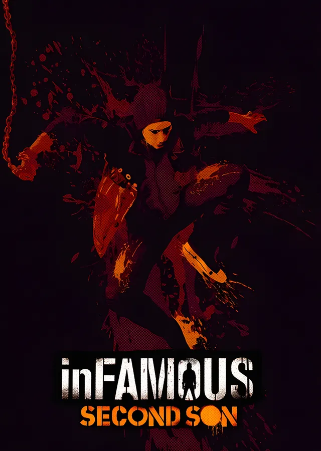 inFAMOUS Second Son: Turuncu Dumanda Delsin metal tablo