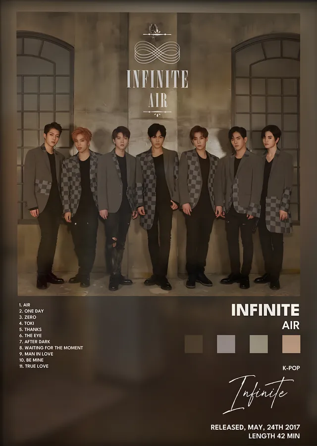 Infinite: Air metal tablo