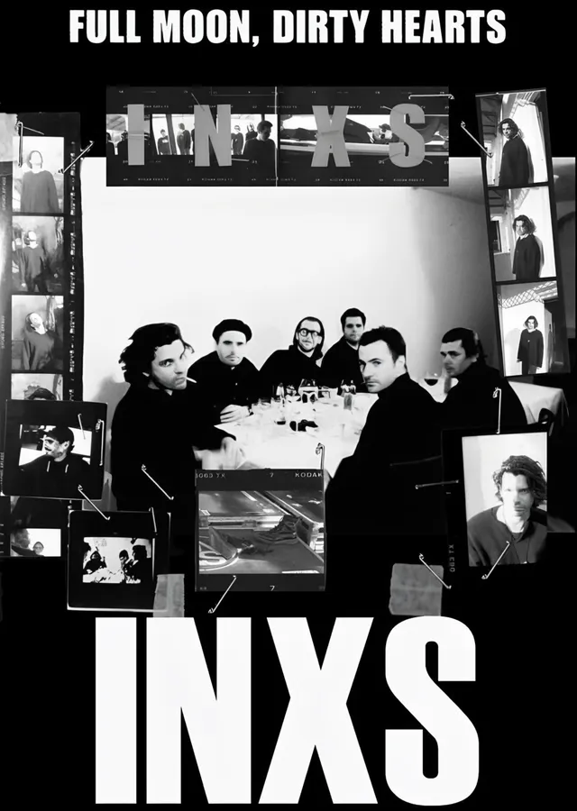 INXS - Full Moon, Dirty Hearts metal tablo