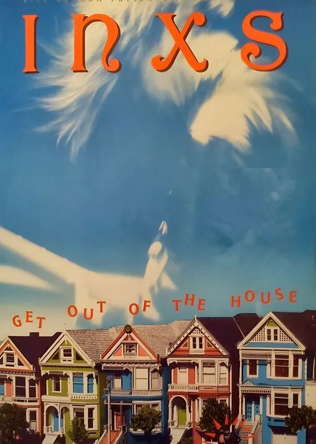 INXS - Get Out of the House metal tablo