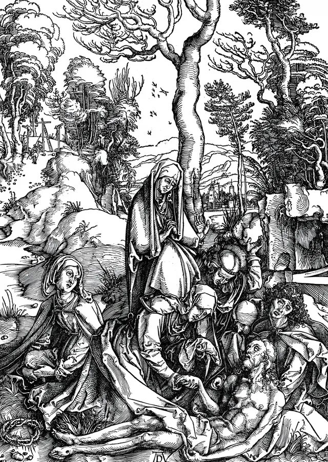 İsa'ya Ağıt - Albrecht Dürer metal tablo