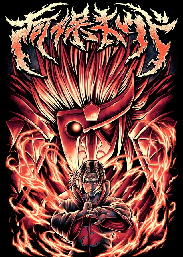Itachi Uchiha - Perfect Susanoo metal tablo