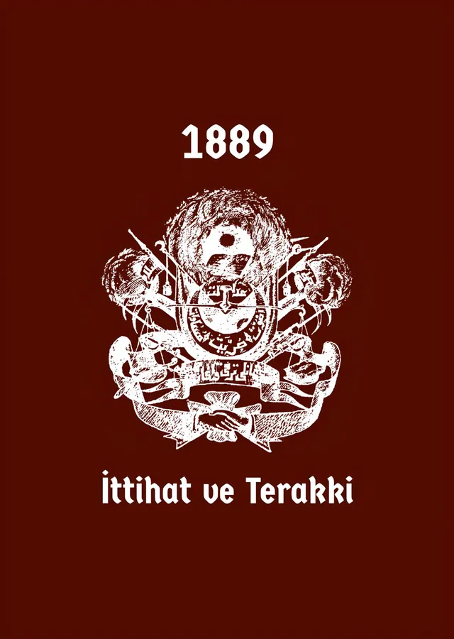 İttihat ve Terakki - 1889 metal tablo