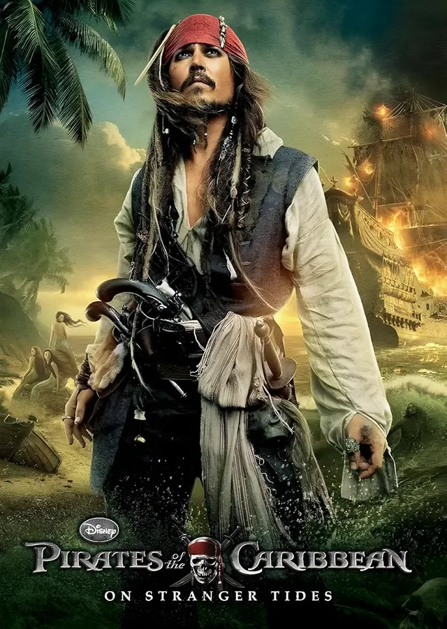 Jack Sparrow On Stranger Tides metal tablo