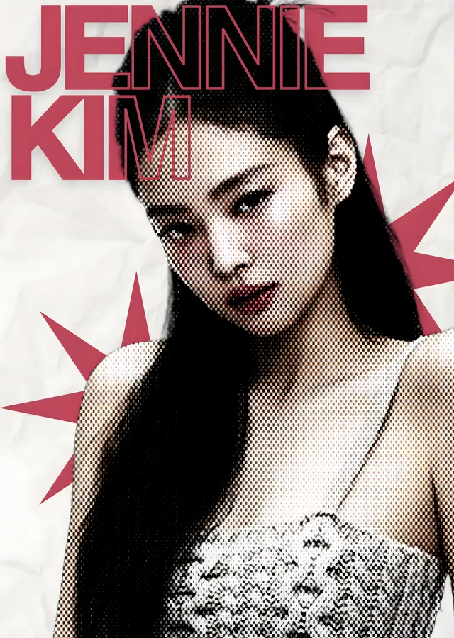 Jennie Kim - Tram Baskı metal tablo