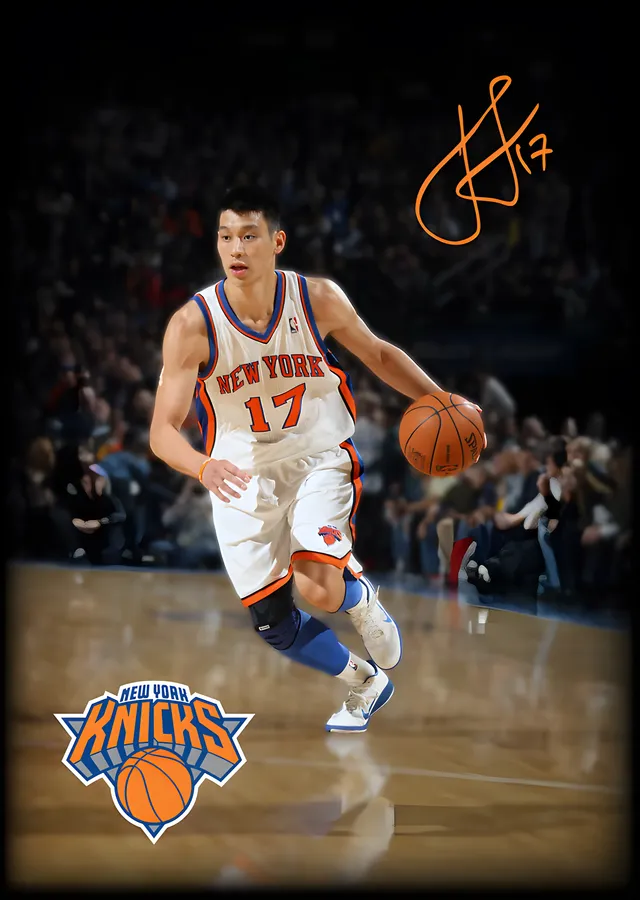 Jeremy Lin - Knicks Hücumu metal tablo