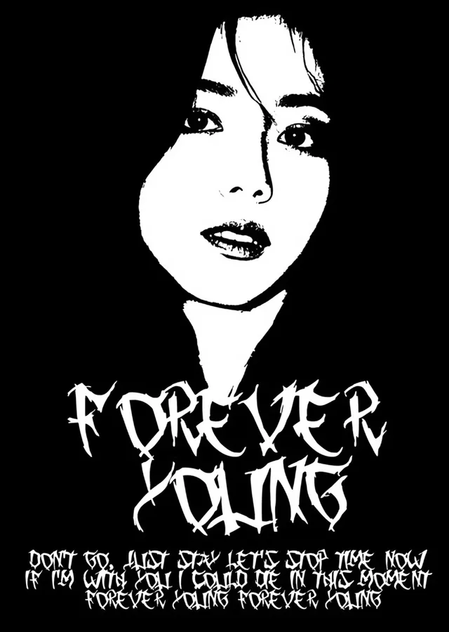 Jisoo - Forever Young metal tablo