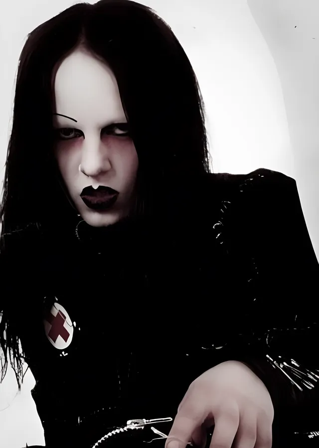 Joey Jordison - Murderdolls Portresi metal tablo