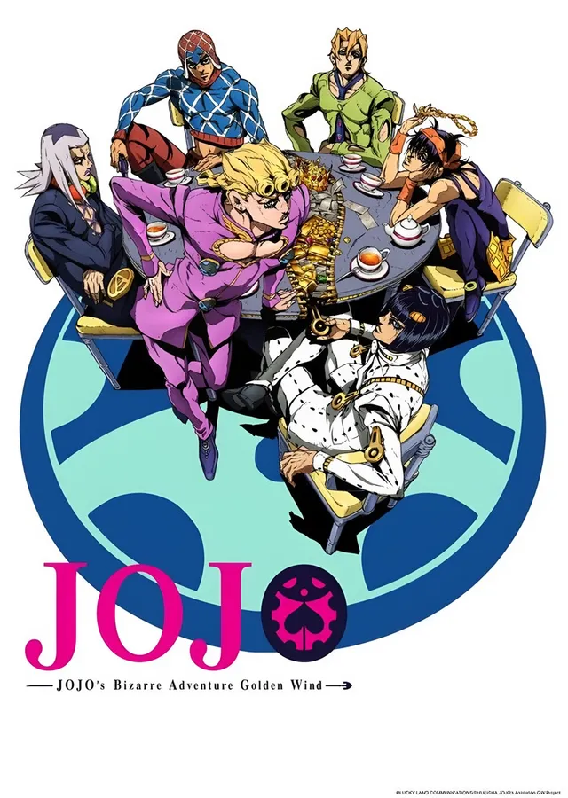 JoJo's Bizarre Adventure: Golden Wind Halkası metal tablo
