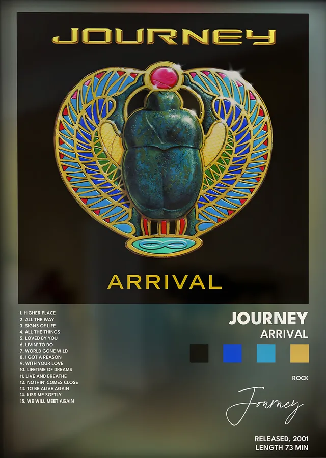 Journey: Arrival metal tablo