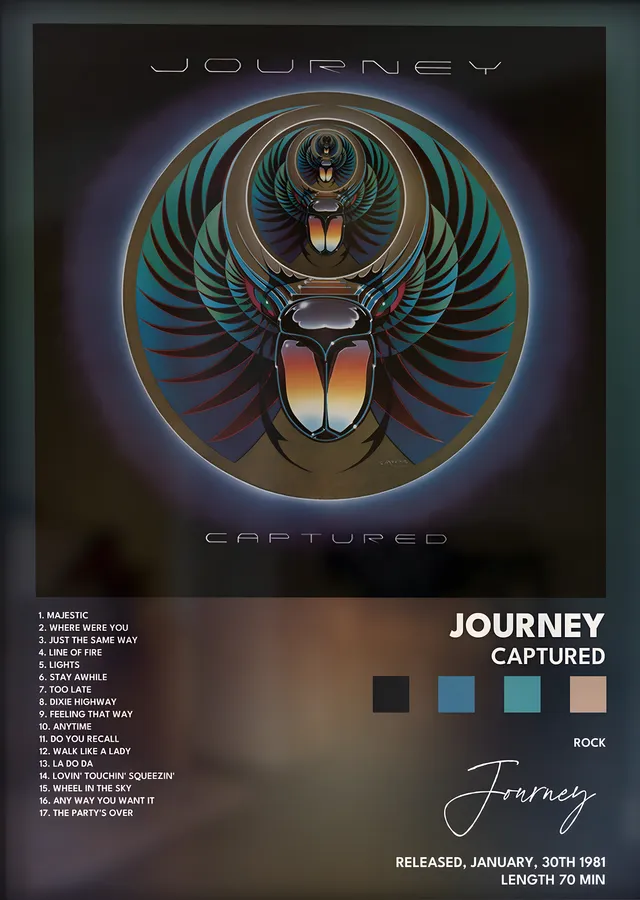 Journey: Captured metal tablo