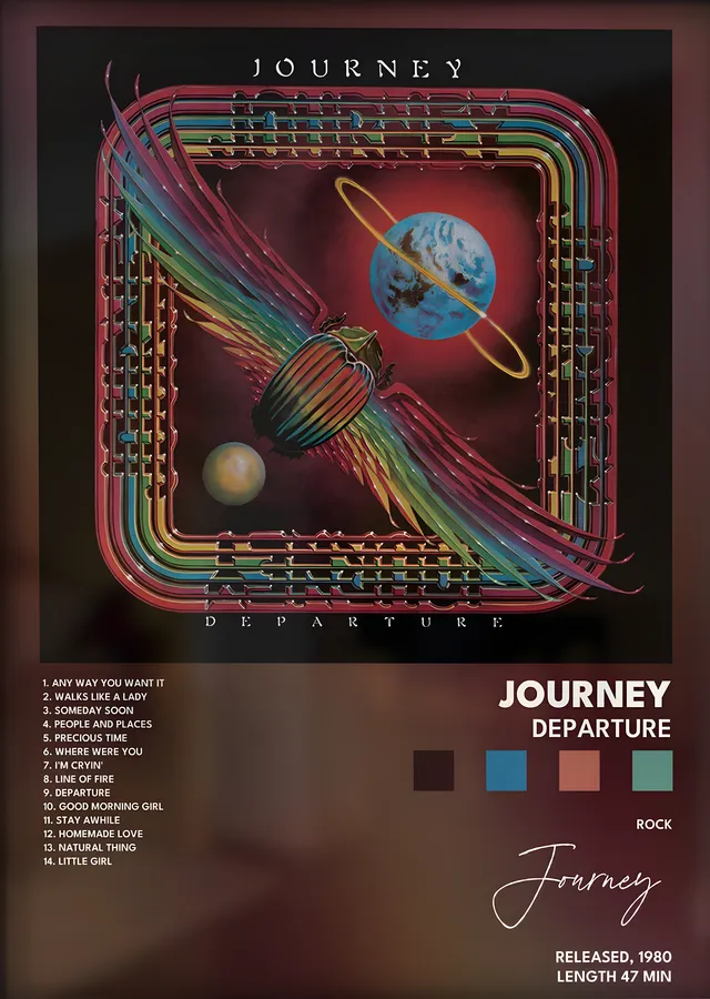 Journey: Departure metal tablo
