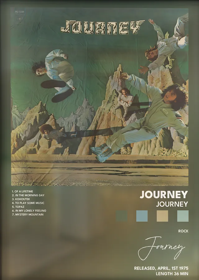 Journey: Journey metal tablo