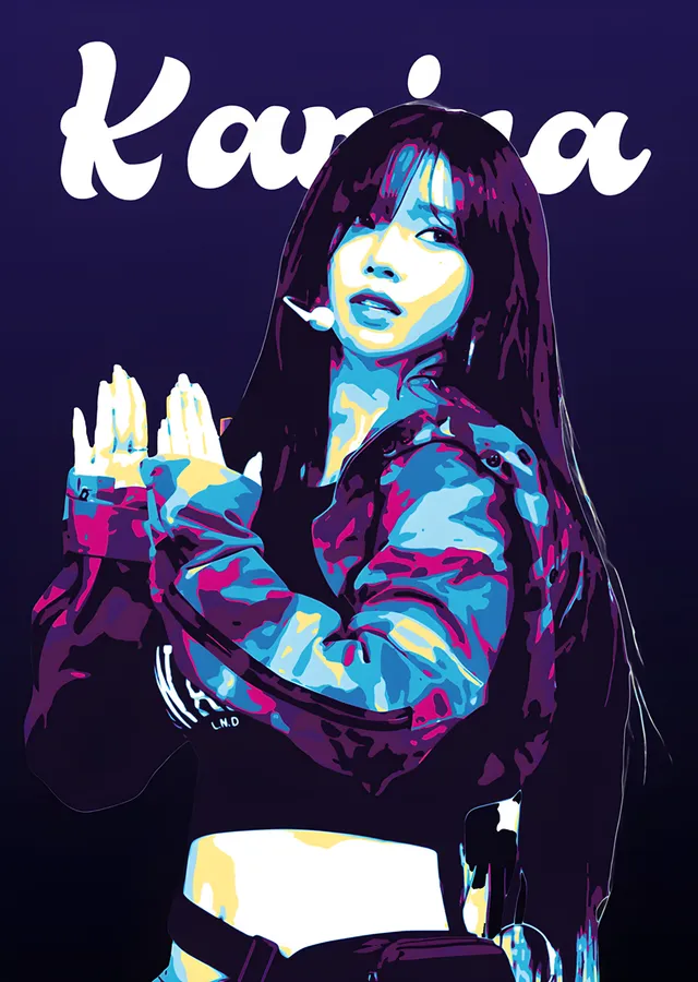 Karina - Pop Art metal tablo