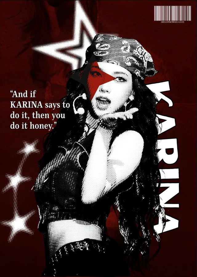Karina - Siyah Beyaz Kolaj metal tablo