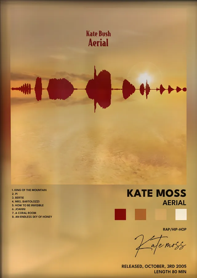 Kate Bush: Aerial metal tablo