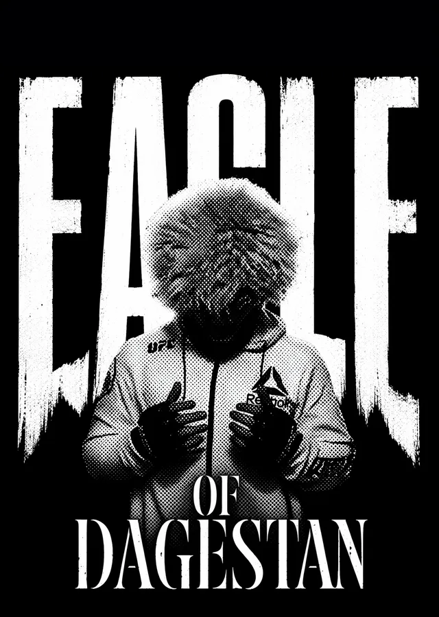 Khabib Nurmagomedov: Eagle of Dagestan metal tablo
