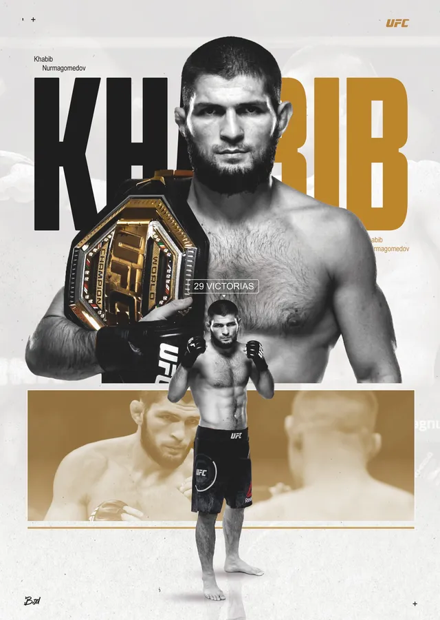 Khabib Nurmagomedov: Yenilmez Kemer metal tablo