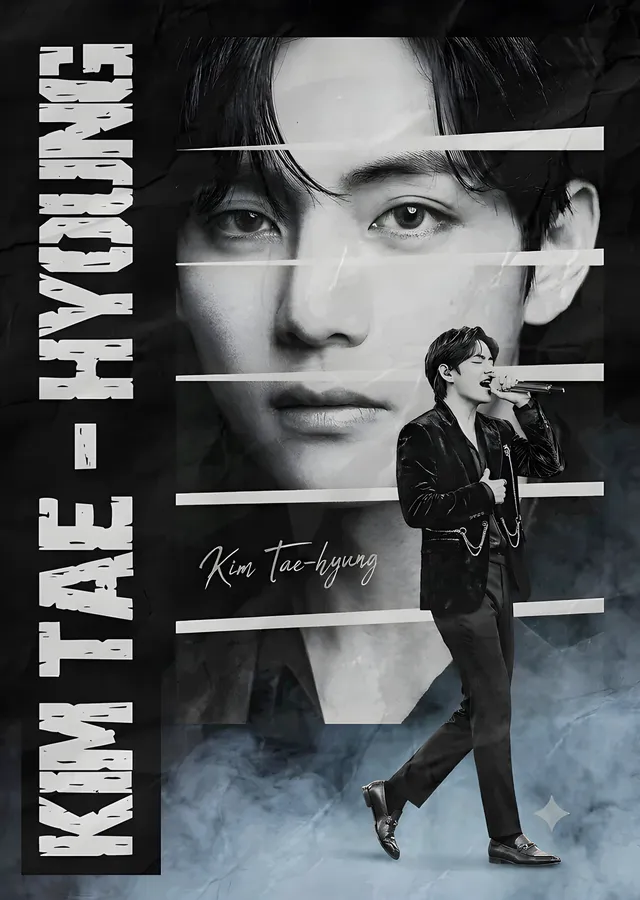 Kim Taehyung - BTS metal tablo
