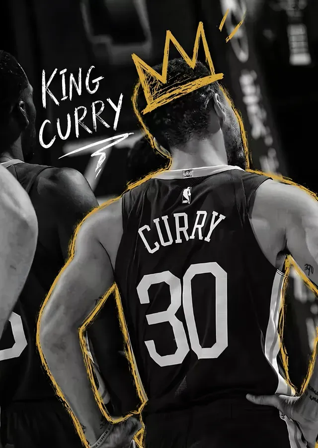 King Curry: Taçlı İki Yıldız metal tablo