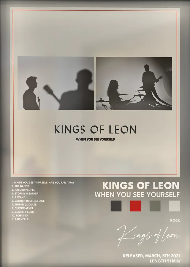 Kings of Leon: When You See Yourself metal tablo