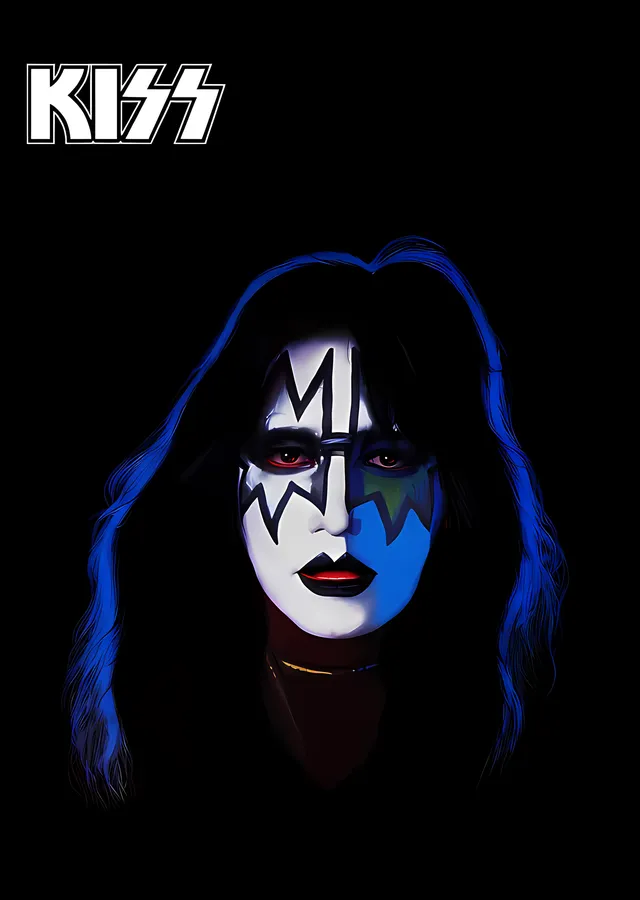 KISS - Ace Frehley metal tablo